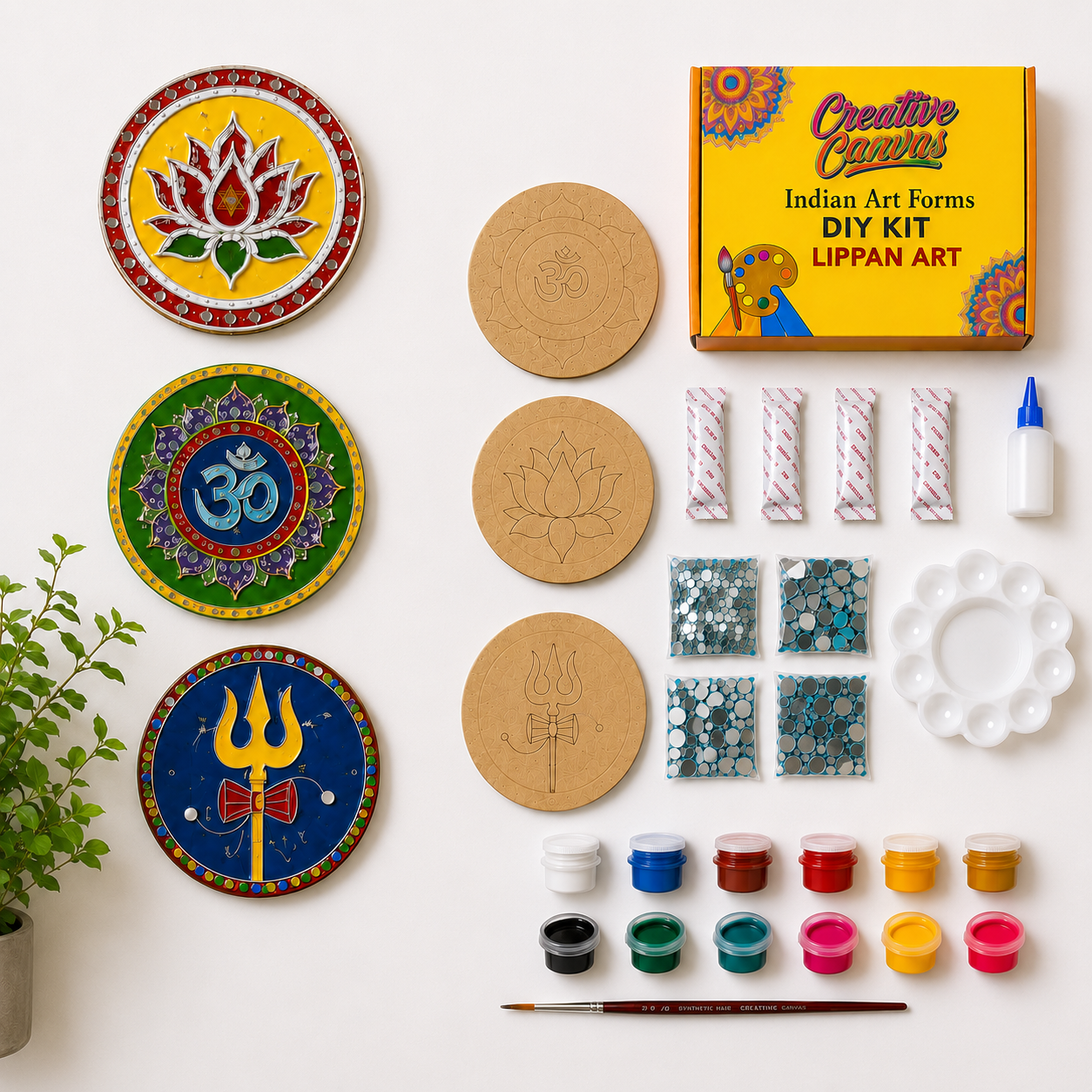 Heritage Lippan Art Coasters