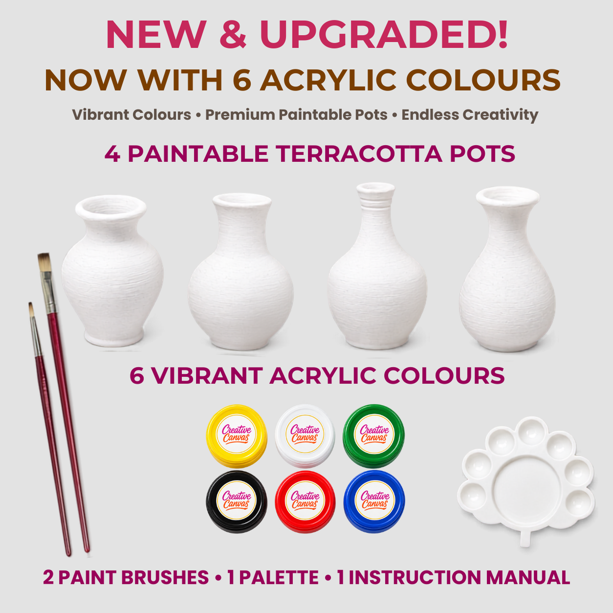 Terracotta Pots Painting Kit