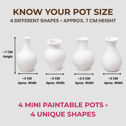 Terracotta Pots Painting Kit