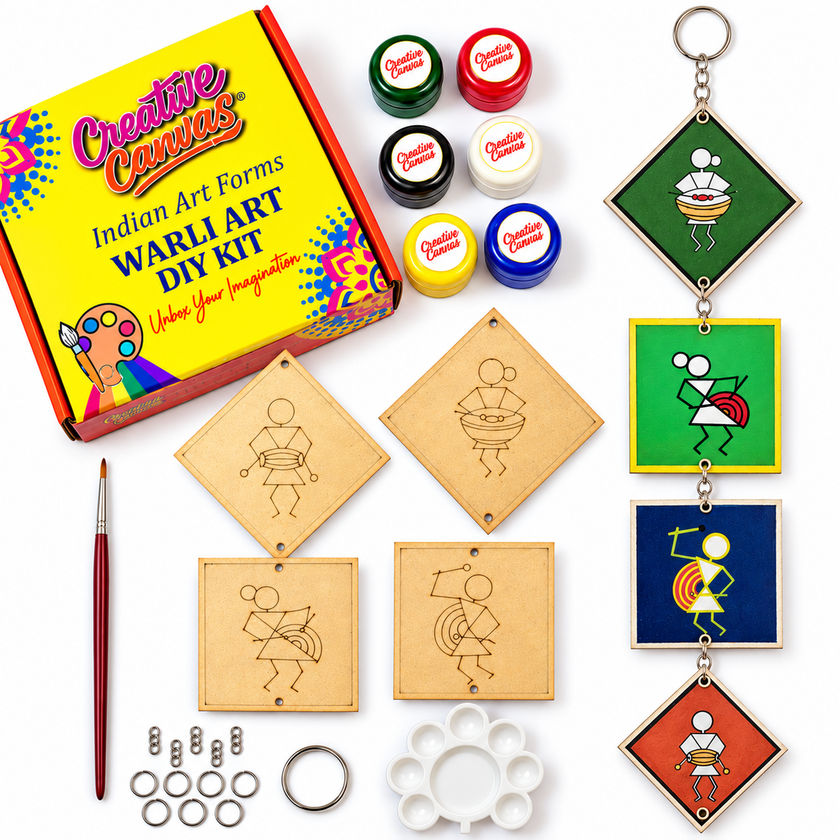 Warli Art Wall Mount Kit
