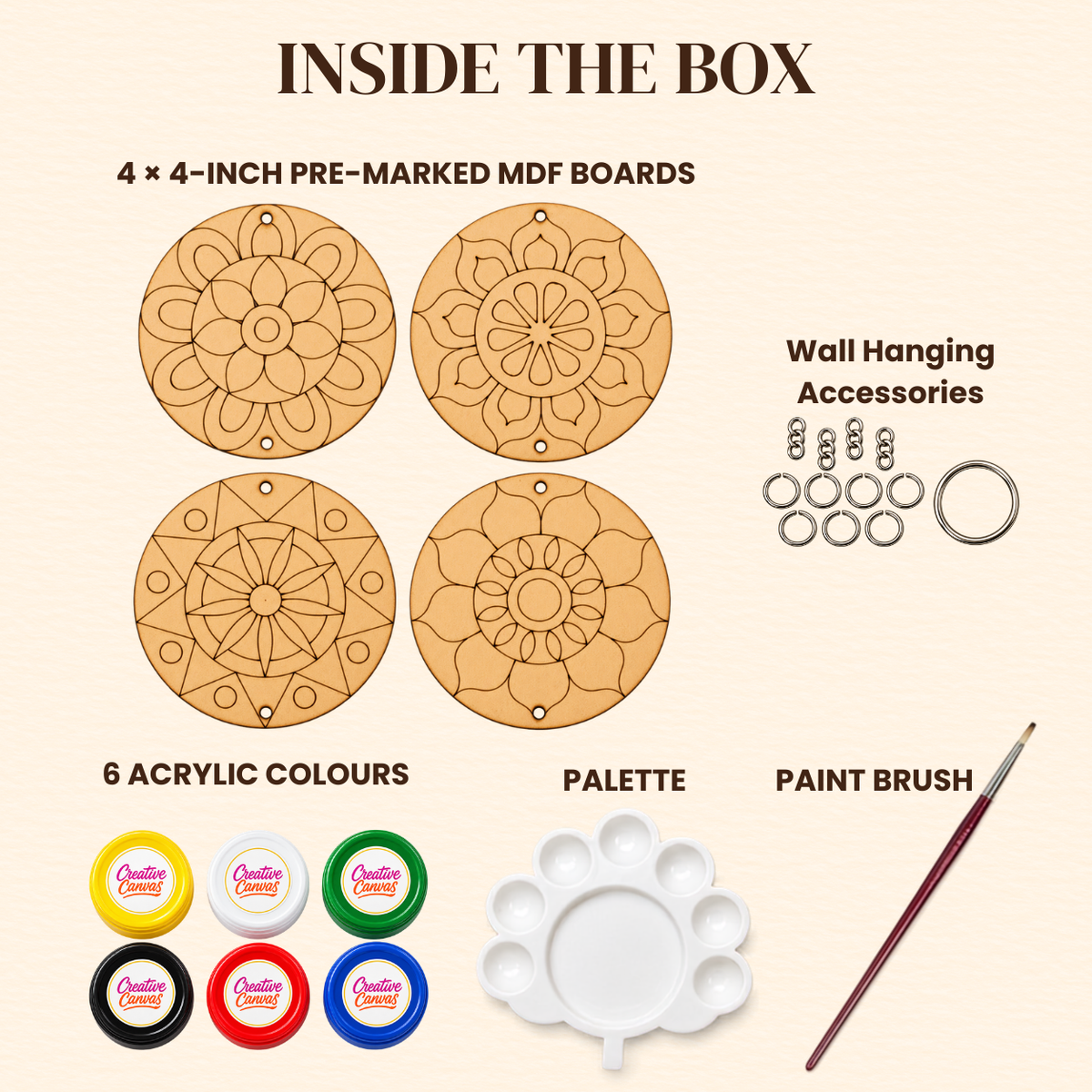 Mandala Art Wall Mount Kit