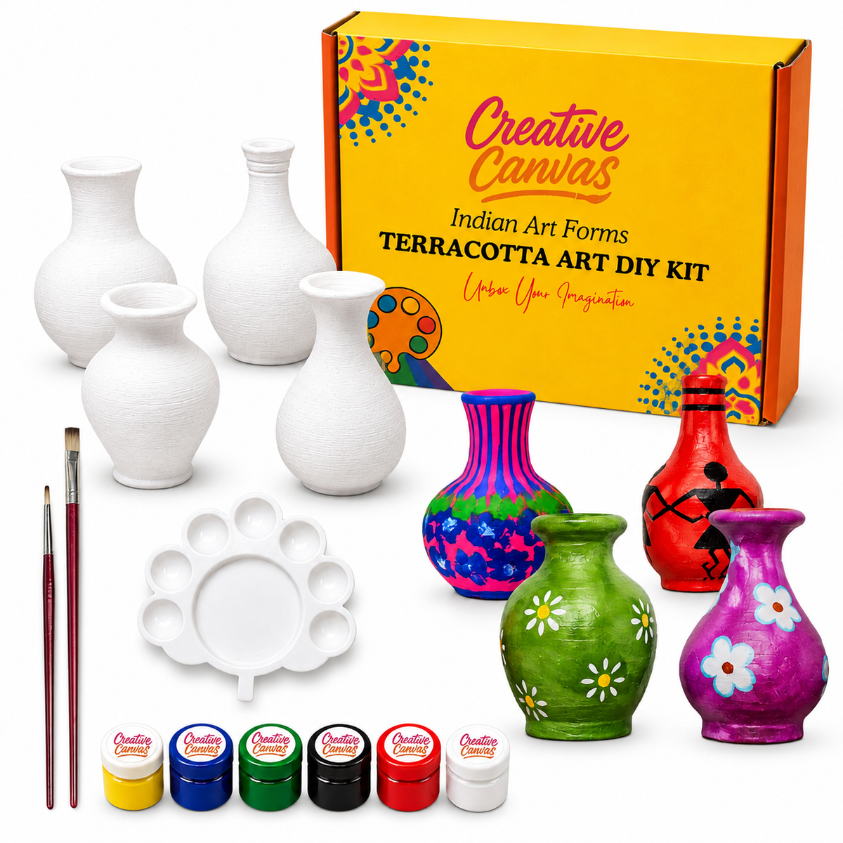 Terracotta Pots Painting Kit